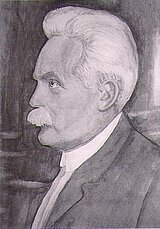 Ein Aquarell Willy Wiens, gemalt nach seinem Tode von seiner Frau Luise. Foto: Privatarchiv Waltraut Wien. Quelle: Otremba, Heinz: Dr. Wilhelm Wien (1864-1928). Physiker und Nobelpreisträger. Würzburg 1996, S. 53. - Ein Aquarell Willy Wiens, gemalt nach seinem Tode von seiner Frau Luise. Foto: Privatarchiv Waltraut Wien. Quelle: Otremba, Heinz: Dr. Wilhelm Wien (1864-1928). Physiker und Nobelpreisträger. Würzburg 1996, S. 53. Ein Aquarell Willy Wiens, gemalt nach seinem Tode von seiner Frau Luise. Foto: Privatarchiv Waltraut Wien. Quelle: Otremba, Heinz: Dr. Wilhelm Wien (1864-1928). Physiker und Nobelpreisträger. Würzburg 1996, S. 53.